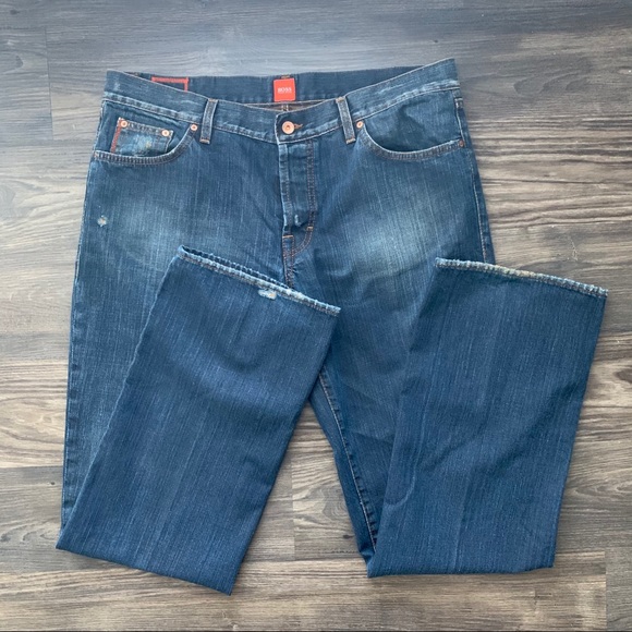hugo boss button fly jeans